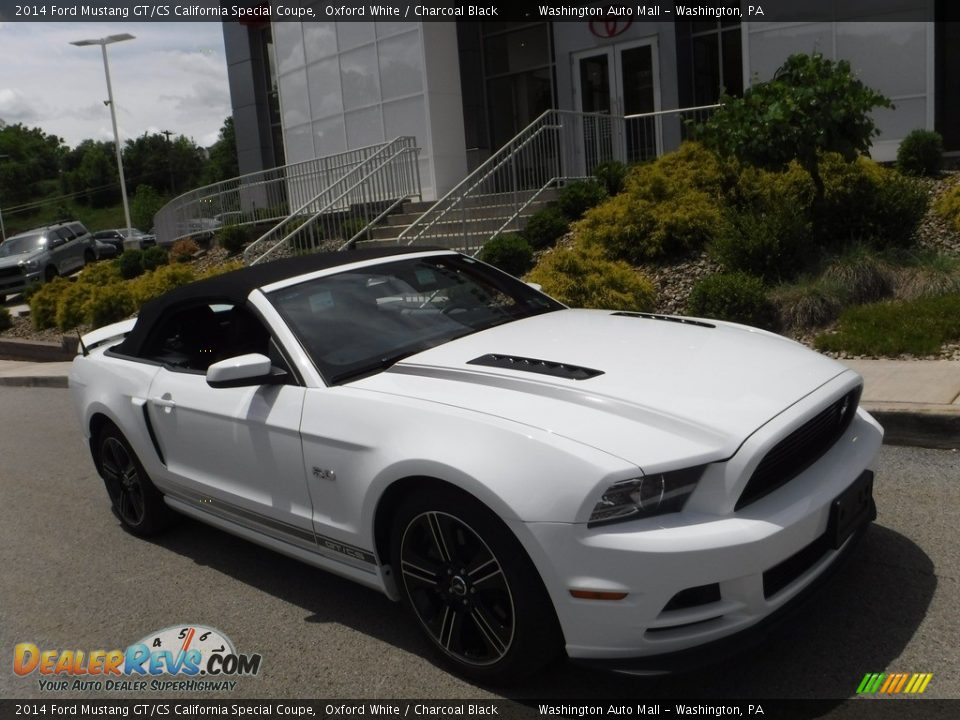 2014 Ford Mustang GT/CS California Special Coupe Oxford White / Charcoal Black Photo #2