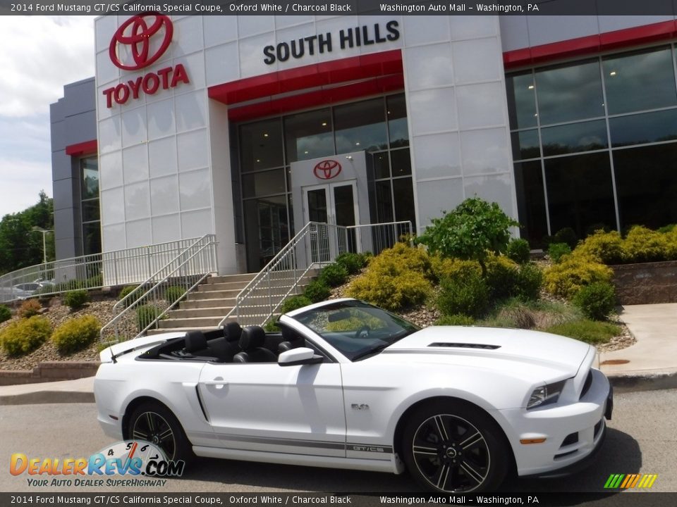 2014 Ford Mustang GT/CS California Special Coupe Oxford White / Charcoal Black Photo #3