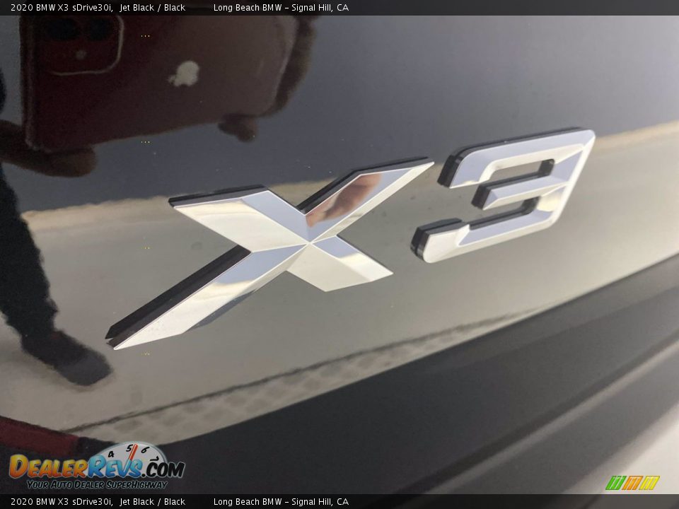 2020 BMW X3 sDrive30i Jet Black / Black Photo #11