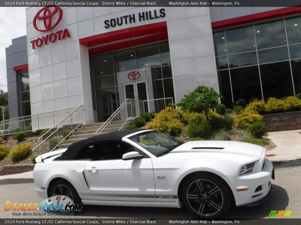 2014 Ford Mustang GT/CS California Special Coupe Oxford White / Charcoal Black Photo #4