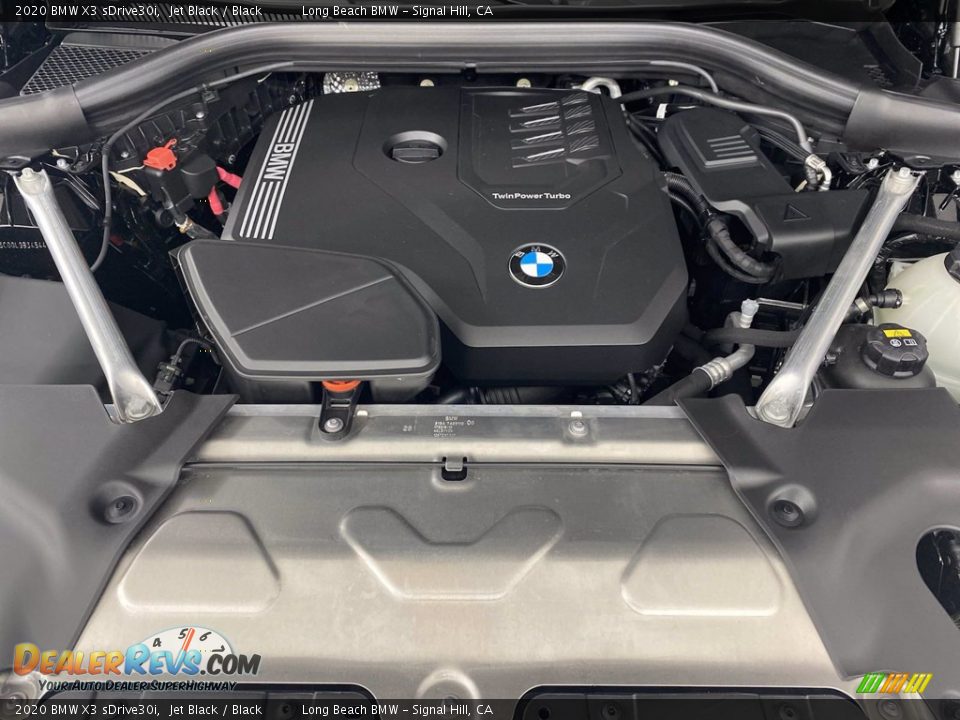 2020 BMW X3 sDrive30i Jet Black / Black Photo #12