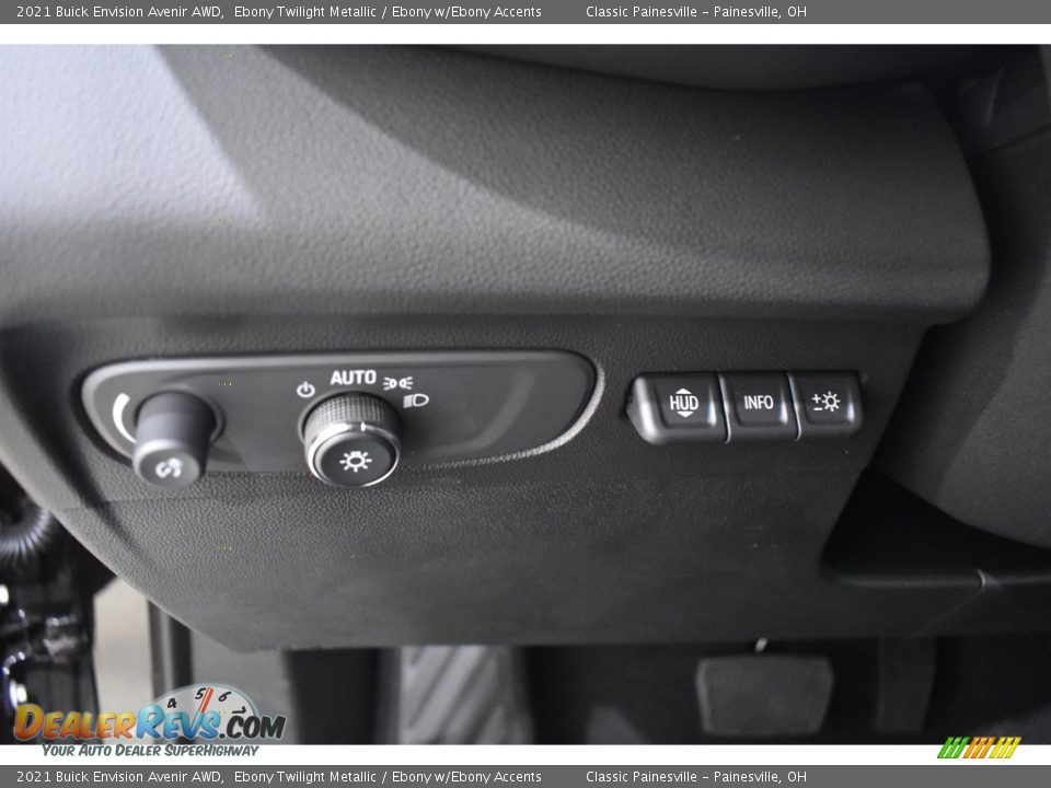 2021 Buick Envision Avenir AWD Ebony Twilight Metallic / Ebony w/Ebony Accents Photo #11