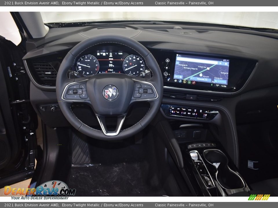 2021 Buick Envision Avenir AWD Ebony Twilight Metallic / Ebony w/Ebony Accents Photo #12