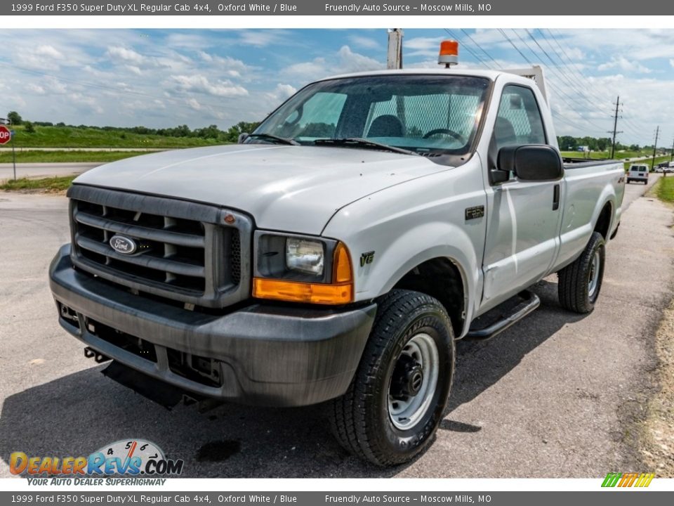 Oxford White 1999 Ford F350 Super Duty XL Regular Cab 4x4 Photo #8