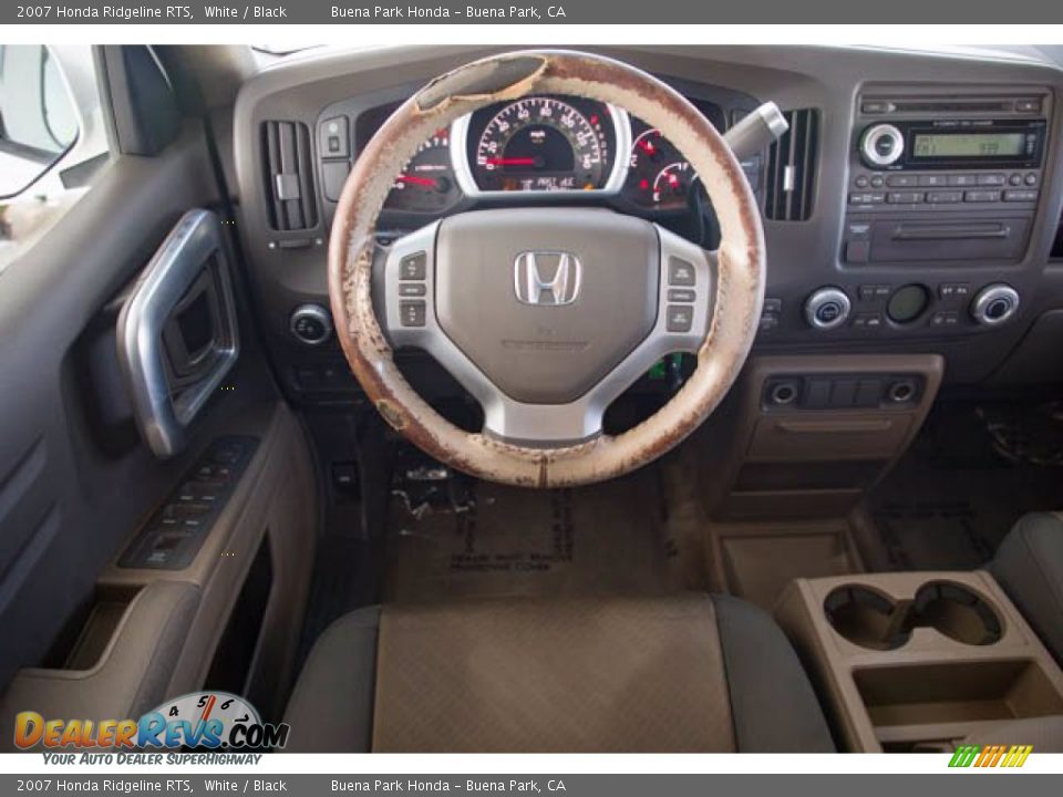 2007 Honda Ridgeline RTS White / Black Photo #5