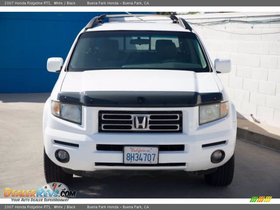 2007 Honda Ridgeline RTS White / Black Photo #7