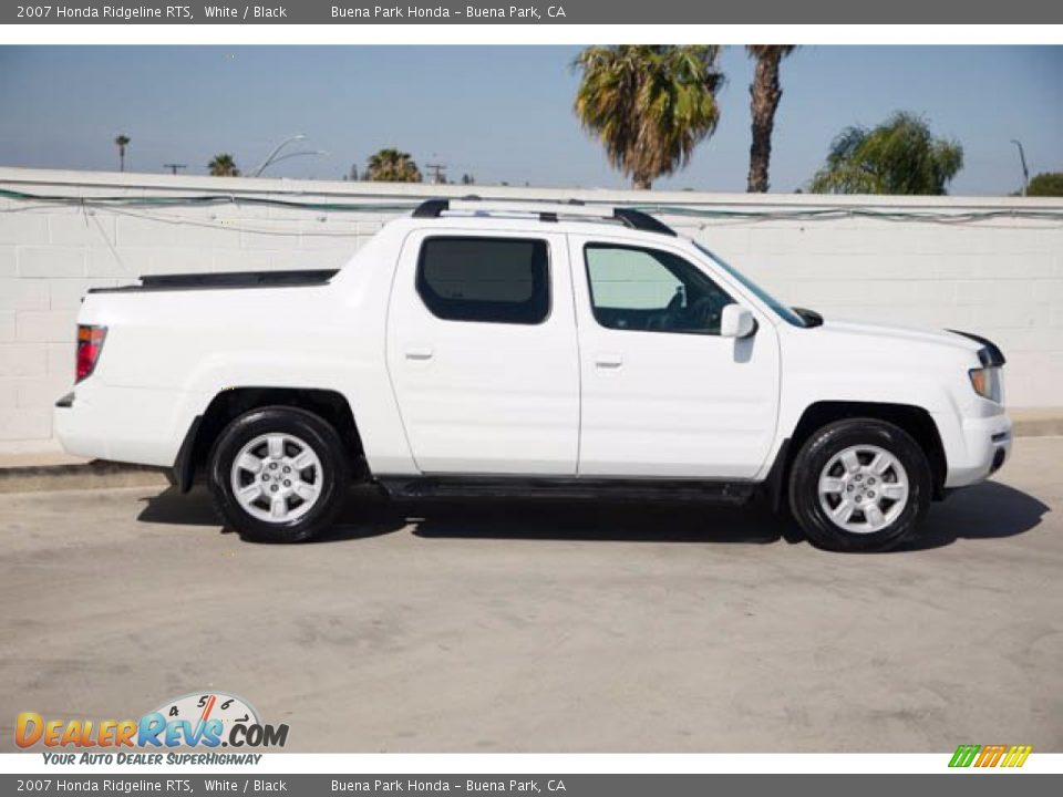 2007 Honda Ridgeline RTS White / Black Photo #13