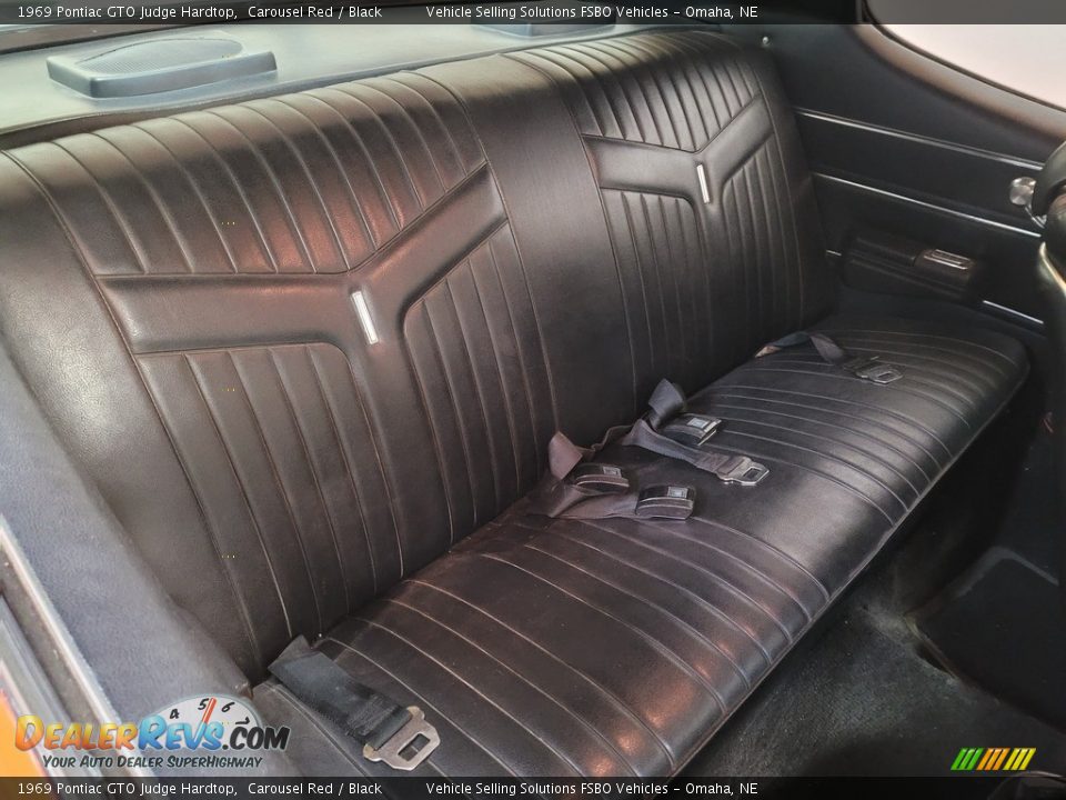 Rear Seat of 1969 Pontiac GTO Judge Hardtop Photo #4