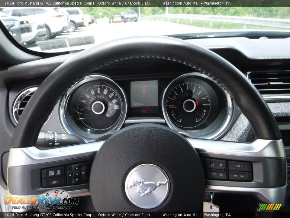 2014 Ford Mustang GT/CS California Special Coupe Oxford White / Charcoal Black Photo #33