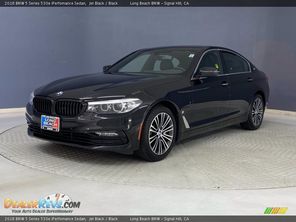 2018 BMW 5 Series 530e iPerfomance Sedan Jet Black / Black Photo #3