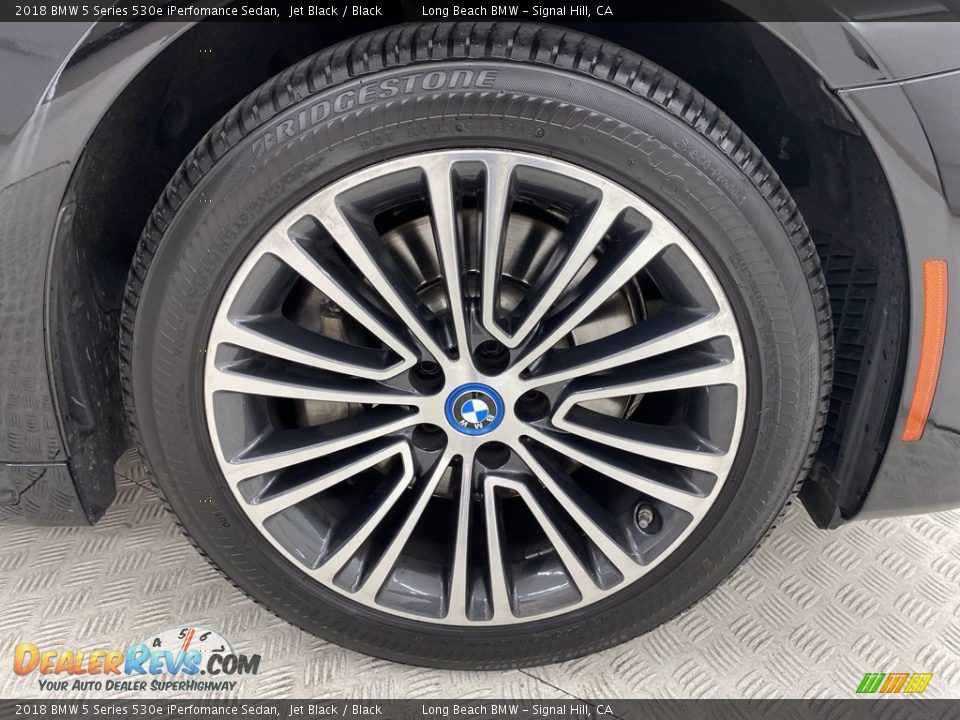2018 BMW 5 Series 530e iPerfomance Sedan Jet Black / Black Photo #6