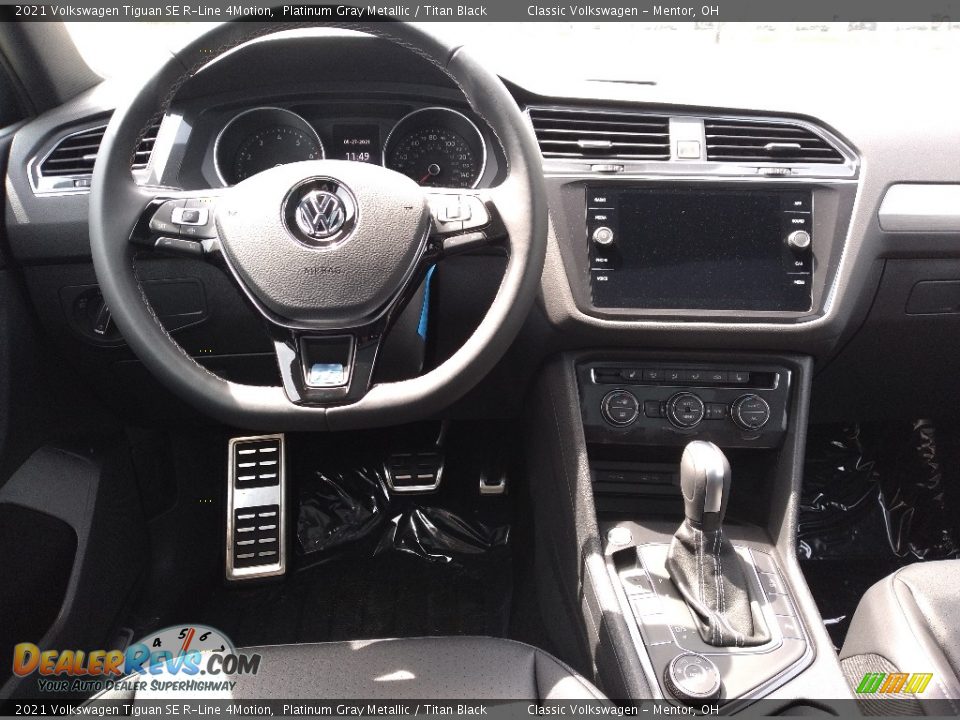 2021 Volkswagen Tiguan SE R-Line 4Motion Platinum Gray Metallic / Titan Black Photo #3