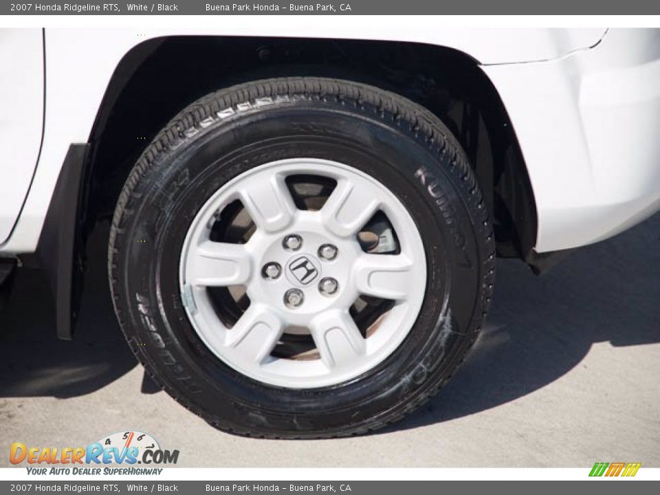 2007 Honda Ridgeline RTS White / Black Photo #32