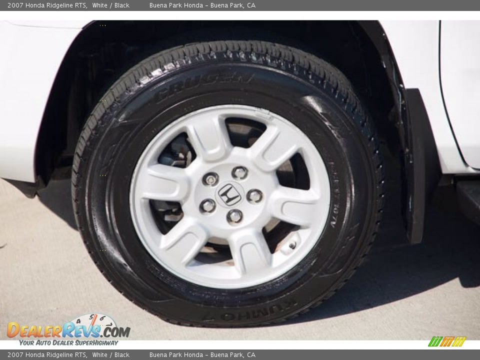 2007 Honda Ridgeline RTS White / Black Photo #34