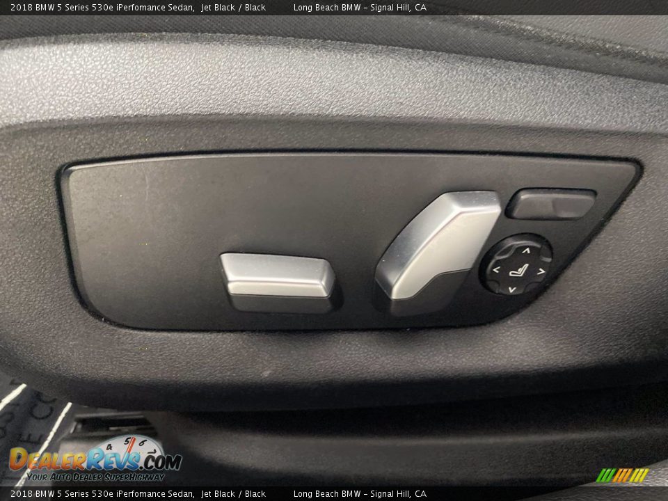 2018 BMW 5 Series 530e iPerfomance Sedan Jet Black / Black Photo #15