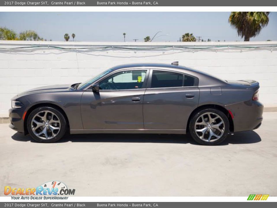 2017 Dodge Charger SXT Granite Pearl / Black Photo #8