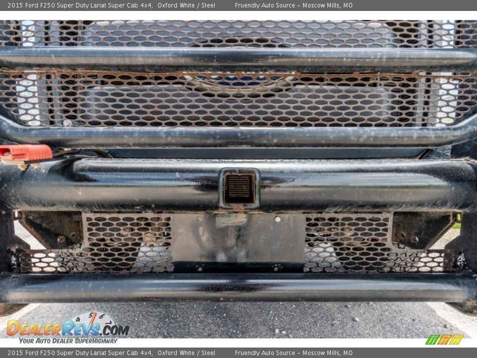 2015 Ford F250 Super Duty Lariat Super Cab 4x4 Oxford White / Steel Photo #10