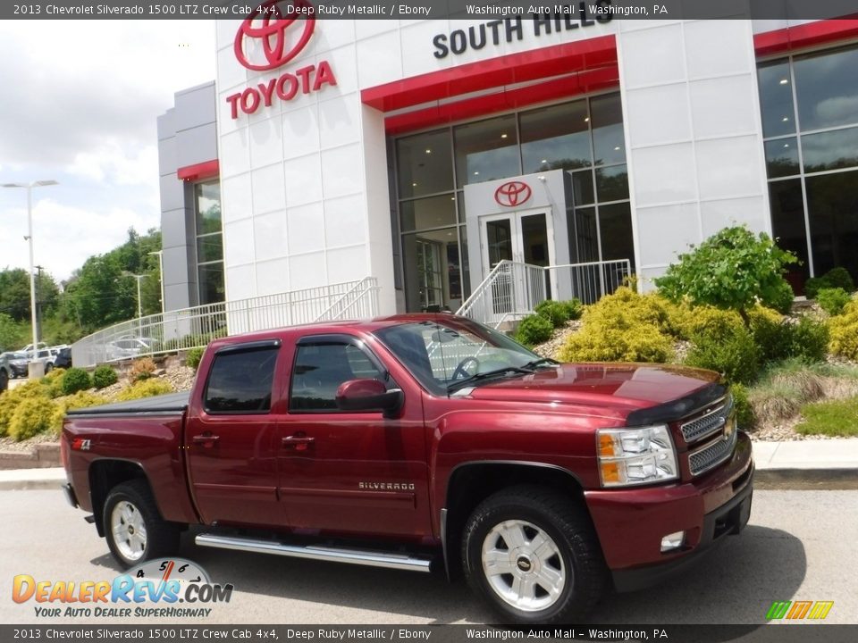 2013 Chevrolet Silverado 1500 LTZ Crew Cab 4x4 Deep Ruby Metallic / Ebony Photo #2