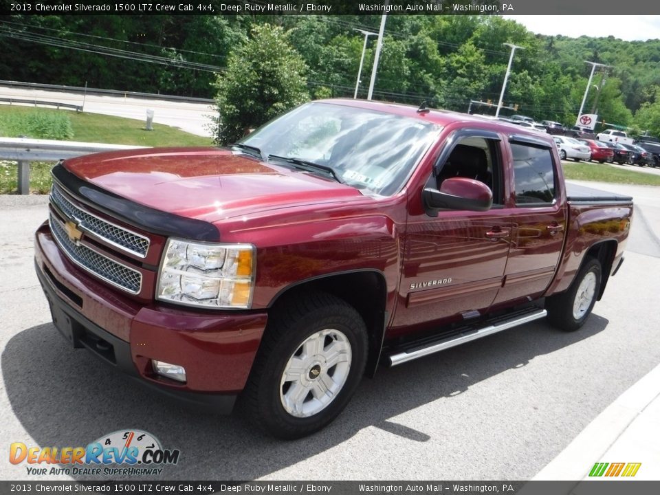 2013 Chevrolet Silverado 1500 LTZ Crew Cab 4x4 Deep Ruby Metallic / Ebony Photo #8