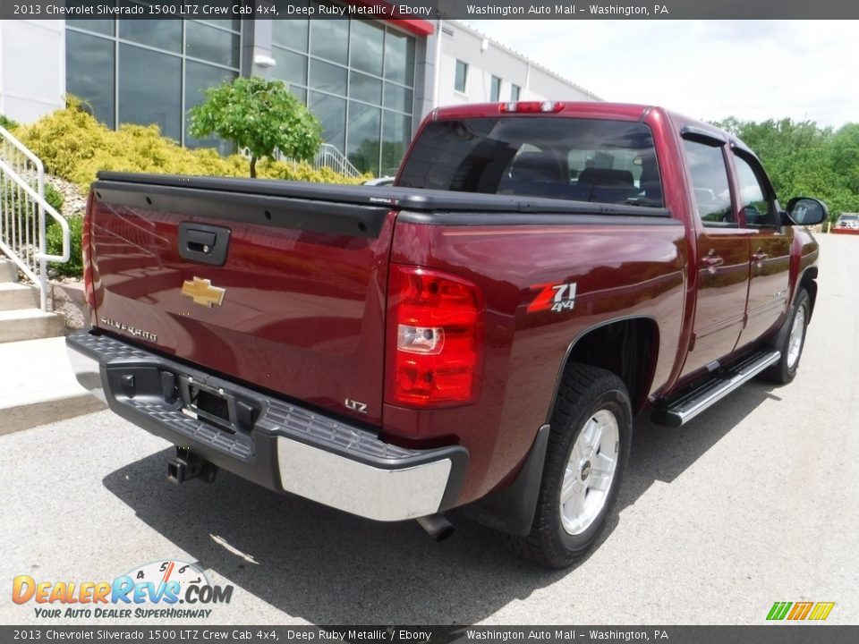 2013 Chevrolet Silverado 1500 LTZ Crew Cab 4x4 Deep Ruby Metallic / Ebony Photo #11