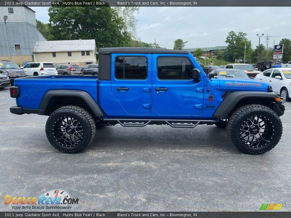 2021 Jeep Gladiator Sport 4x4 Hydro Blue Pearl / Black Photo #5