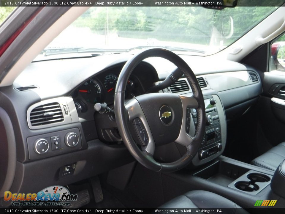 2013 Chevrolet Silverado 1500 LTZ Crew Cab 4x4 Deep Ruby Metallic / Ebony Photo #16