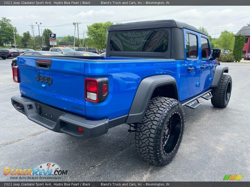 2021 Jeep Gladiator Sport 4x4 Hydro Blue Pearl / Black Photo #6