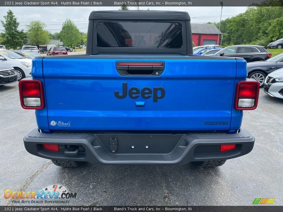 2021 Jeep Gladiator Sport 4x4 Hydro Blue Pearl / Black Photo #7