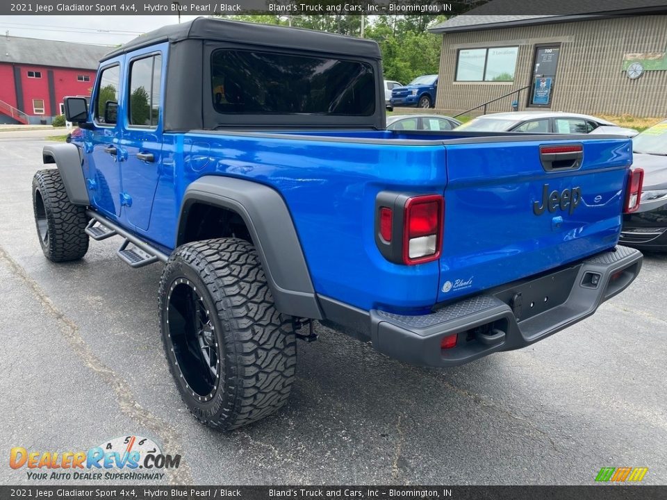 2021 Jeep Gladiator Sport 4x4 Hydro Blue Pearl / Black Photo #8