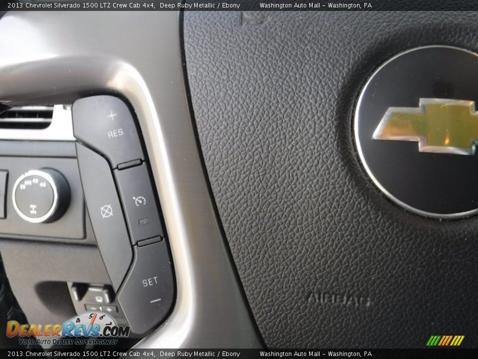 2013 Chevrolet Silverado 1500 LTZ Crew Cab 4x4 Deep Ruby Metallic / Ebony Photo #24