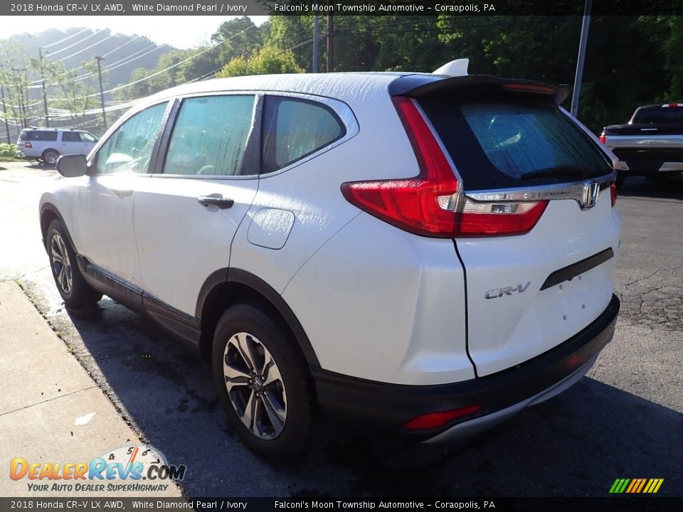 2018 Honda CR-V LX AWD White Diamond Pearl / Ivory Photo #4