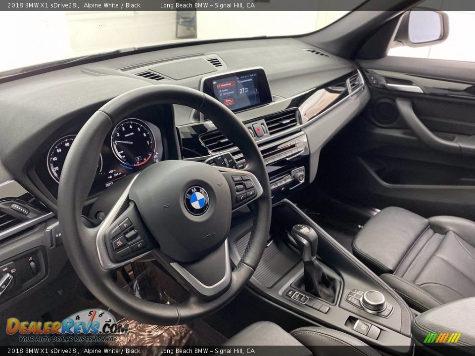 2018 BMW X1 sDrive28i Alpine White / Black Photo #16