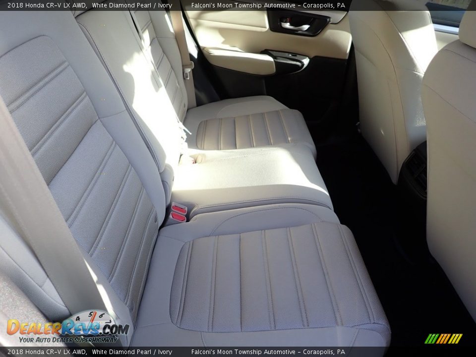 2018 Honda CR-V LX AWD White Diamond Pearl / Ivory Photo #14