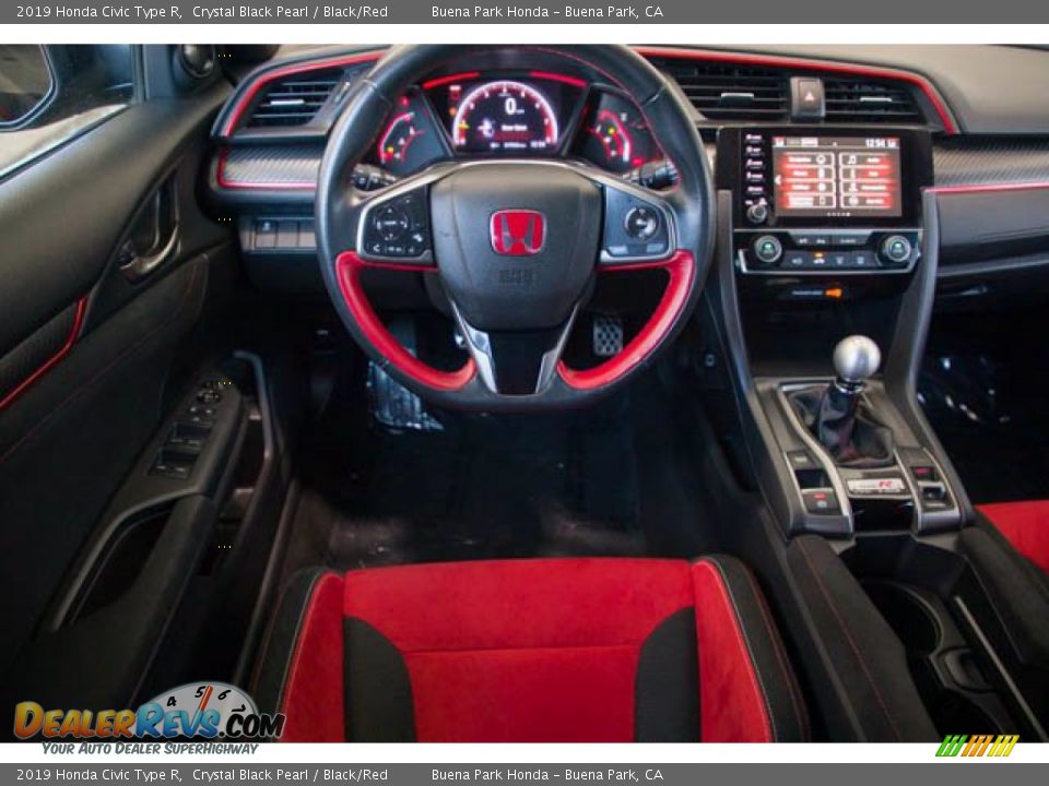 2019 Honda Civic Type R Crystal Black Pearl / Black/Red Photo #5