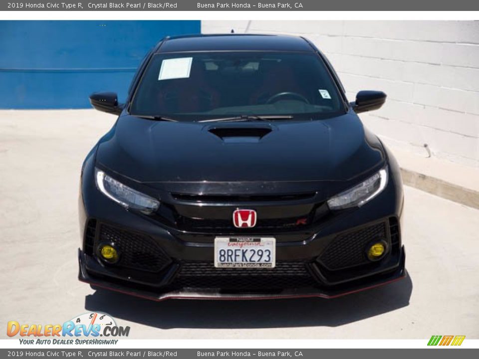 2019 Honda Civic Type R Crystal Black Pearl / Black/Red Photo #7