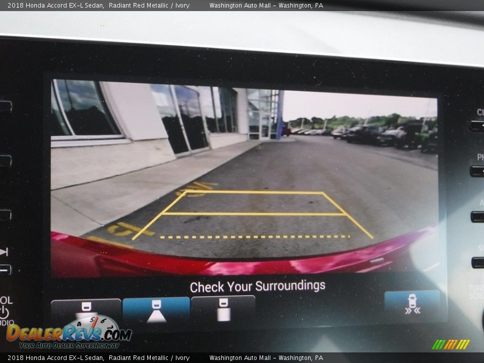 2018 Honda Accord EX-L Sedan Radiant Red Metallic / Ivory Photo #20