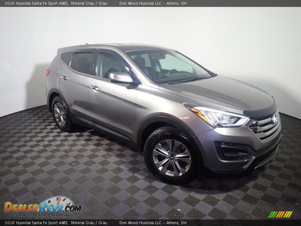 2016 Hyundai Santa Fe Sport AWD Mineral Gray / Gray Photo #2