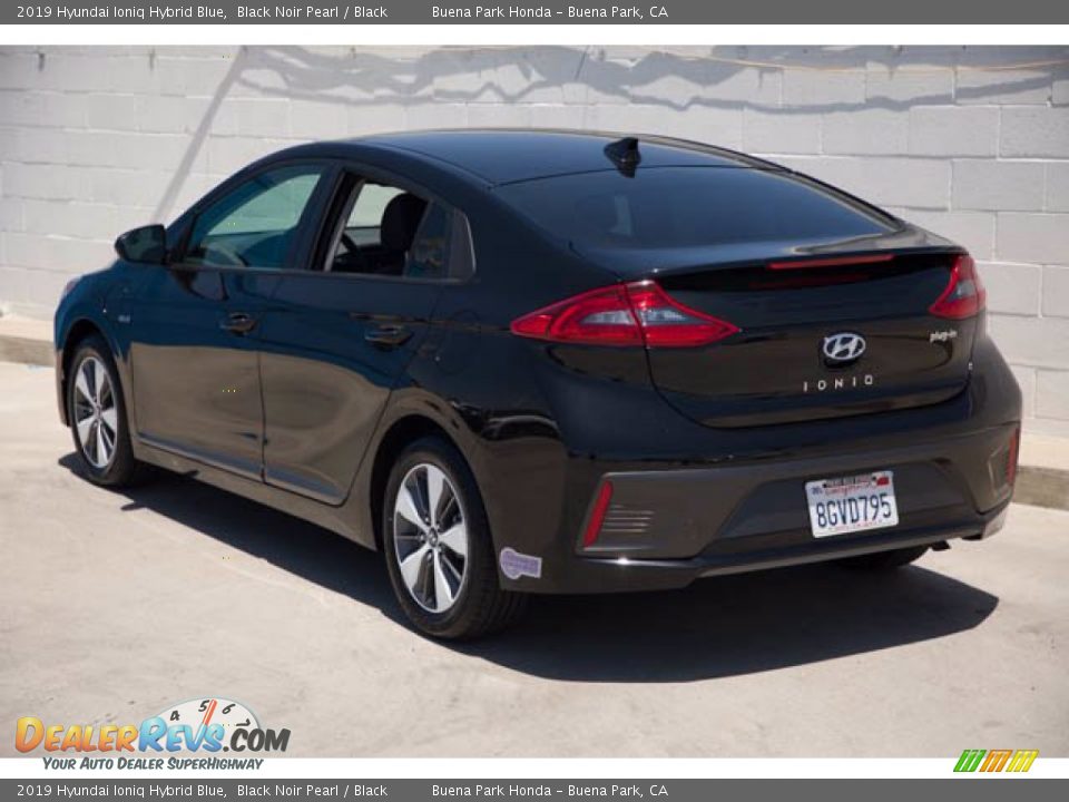 2019 Hyundai Ioniq Hybrid Blue Black Noir Pearl / Black Photo #2