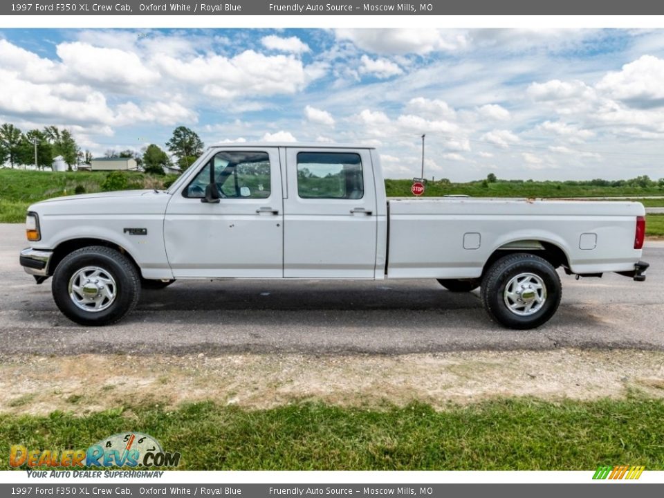 Oxford White 1997 Ford F350 XL Crew Cab Photo #7