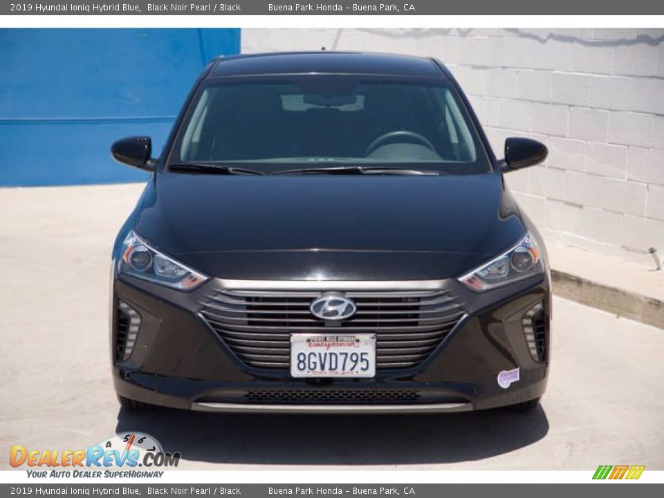 2019 Hyundai Ioniq Hybrid Blue Black Noir Pearl / Black Photo #7