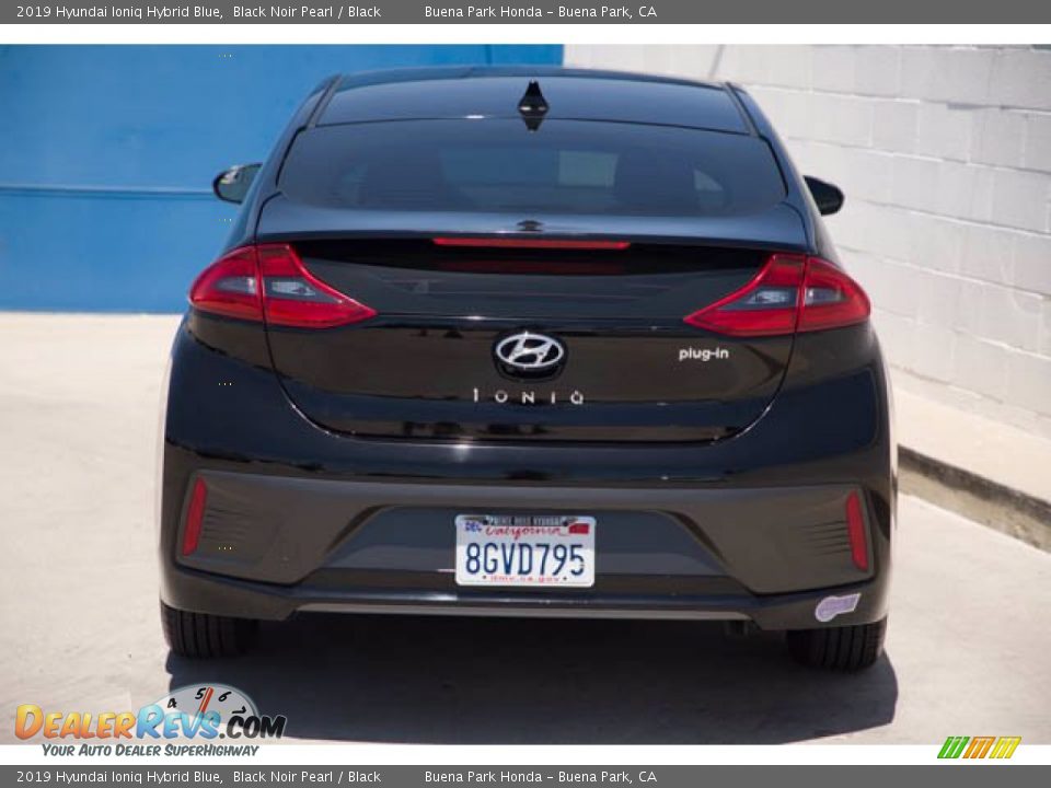 2019 Hyundai Ioniq Hybrid Blue Black Noir Pearl / Black Photo #9