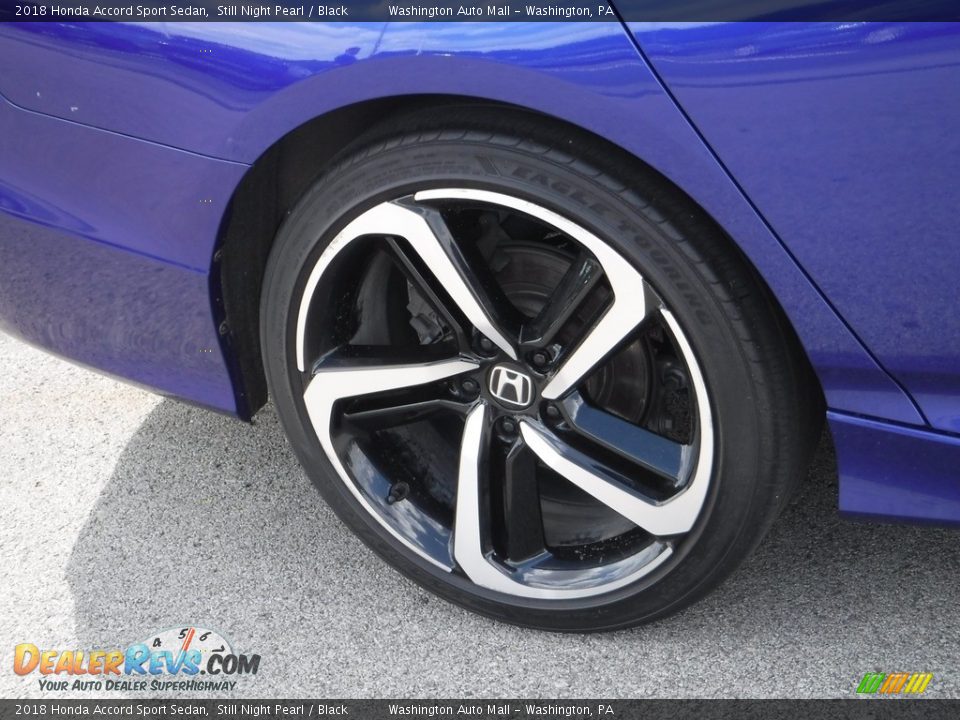 2018 Honda Accord Sport Sedan Still Night Pearl / Black Photo #3