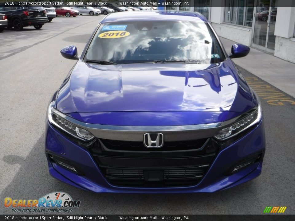2018 Honda Accord Sport Sedan Still Night Pearl / Black Photo #4