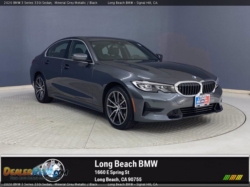 2020 BMW 3 Series 330i Sedan Mineral Grey Metallic / Black Photo #1
