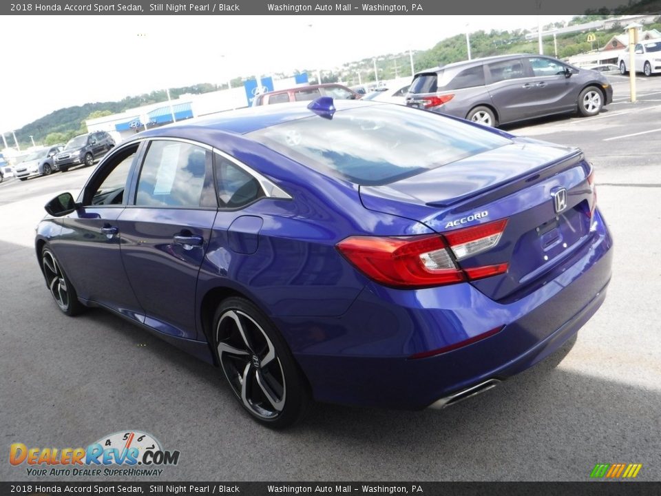 2018 Honda Accord Sport Sedan Still Night Pearl / Black Photo #7