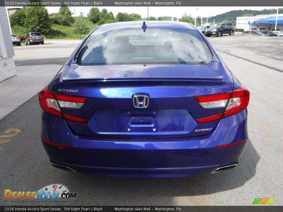 2018 Honda Accord Sport Sedan Still Night Pearl / Black Photo #8