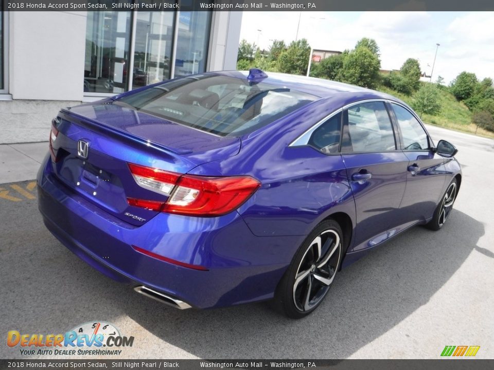 2018 Honda Accord Sport Sedan Still Night Pearl / Black Photo #9