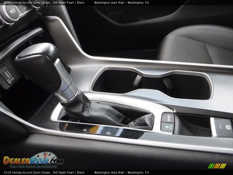 2018 Honda Accord Sport Sedan Still Night Pearl / Black Photo #17