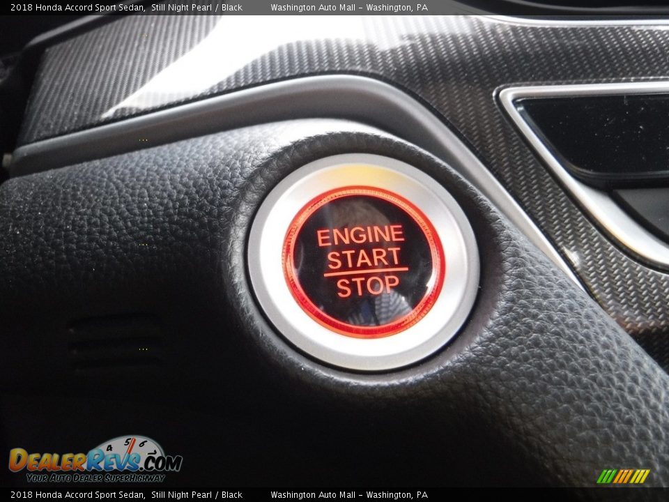 2018 Honda Accord Sport Sedan Still Night Pearl / Black Photo #25