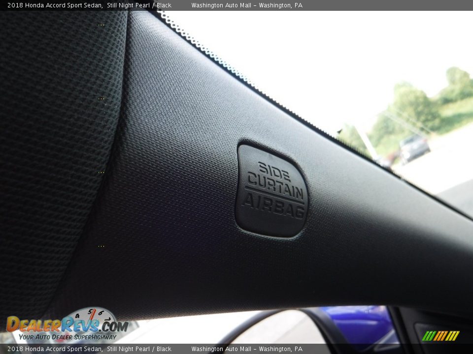 2018 Honda Accord Sport Sedan Still Night Pearl / Black Photo #26